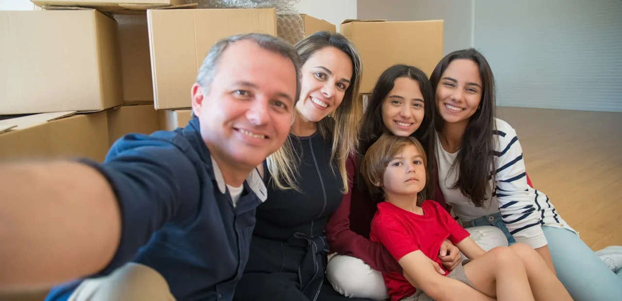 famille heureuse